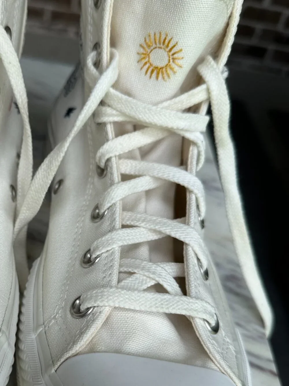 Converse Chuck Taylor All Star High Platform Sneaker It's Okay To Wander Sz 10